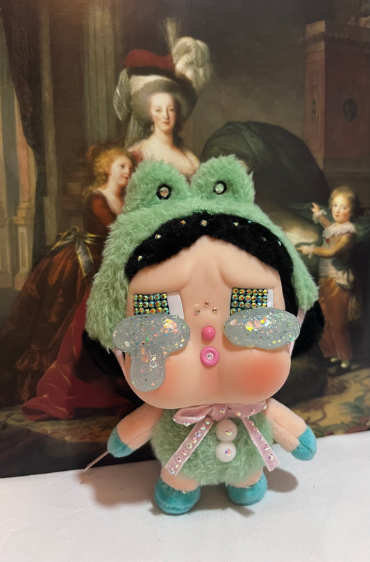 Custom Popmart Crybaby Crying Again What a Frog 🐸